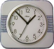 Keramik Küchenuhr "Silberlüster" Funkuhr