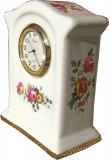Traditionelle Kleinuhr Tor-Form Chippendale Rosen Goldstreifen Q