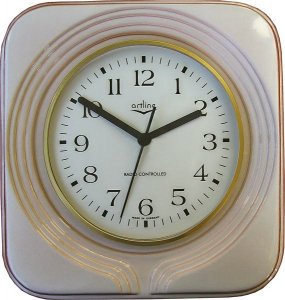 Keramik Küchenuhr "kobaltblau patiniertr" Funkuhr