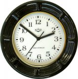 Keramik Küchenuhr Artline funde Uhr reliefartig geprägt weiß