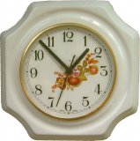 Keramik Küchenuhr Nut Harvest m. opt.Fehler Funkuhr