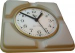 Keramik Küchenuhr "hellbeige" Zweischichtmetallik Funkuhr
