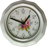 Keramik Küchenuhr High Summer Rosenstrauß Funkuhr