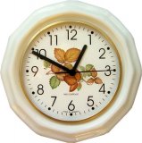 Keramik Küchenuhr "Autumn Leaves" mit optischem Fehler Funkuhr