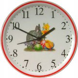 Keramik Wanduhr "Osternmotiv"