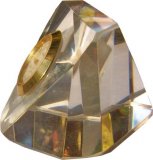 Optische Kristall Uhr "Diamantschliff"