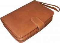Persönlicher Organiser hellbraun Kunstleder A6 optischer Fehler